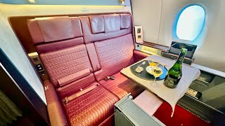 Detailed review of NEW Japan Airlines FIRST CLASS   Airbus A3501000