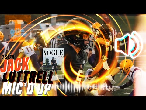 3 STAR TENNESSEE COMMIT JACK LUTTRELL MIC’D UP vs Athens Christian Academy