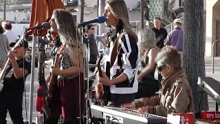 Video thumbnail of "We love Rock 'n' Roll!!! Liliac Family Rock Band  (The Cristeas) Amazing performance!! Santa Monica"