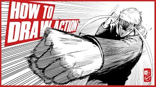 HOW DRAW DYNAMIC ACTION SCENES FOR BEGINNERS (Course Review)