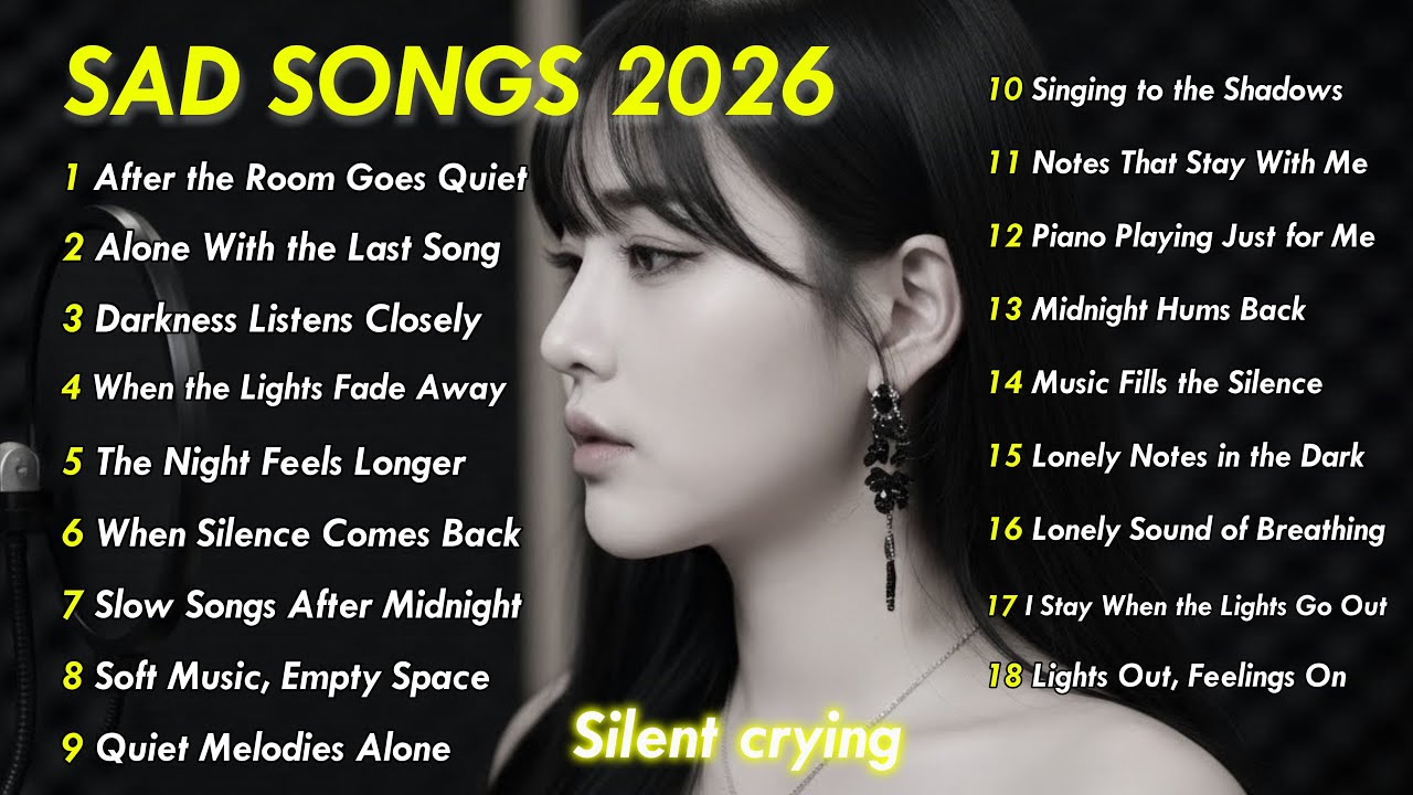 After the Room Goes Quiet 🌙 | Sad Night Music for Loneliness, Overthinking & Healing | crying girl