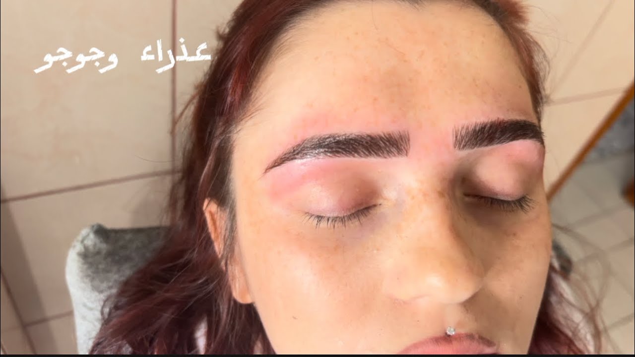 تاتو الحواجب مايكرو خطوه بخطوه شرح مفصل