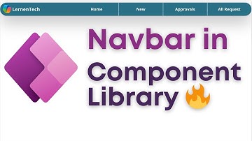 PowerApps Navbar Menu | Build & Reuse with Component Library + Solutions