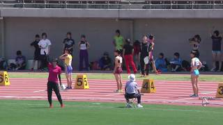 20170519群馬県高校総体陸上女子200m予選1組