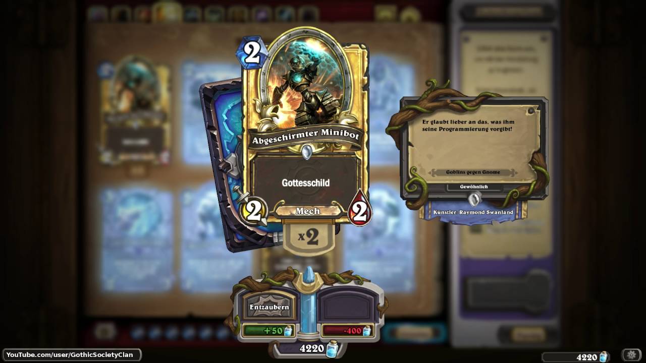 [HS] [Golden Cards] - [Goblins gegen Gnome] - Abgeschirmter Minibot | Shielded Minibot