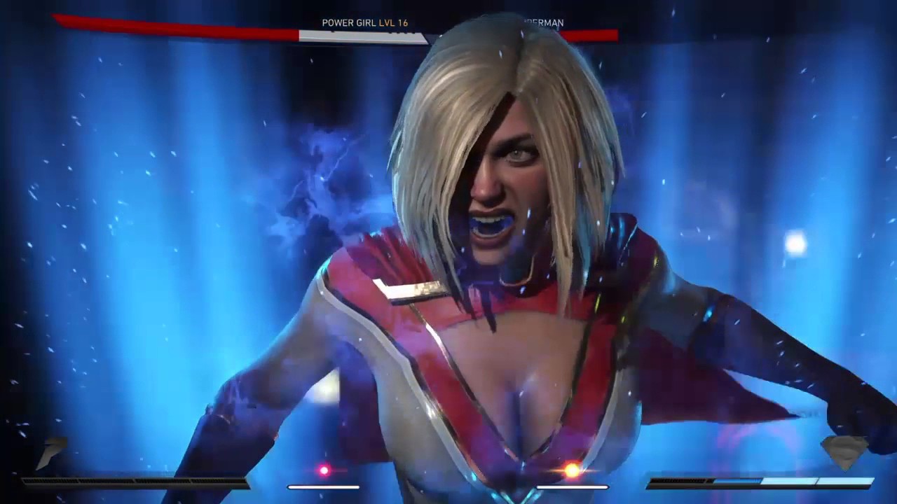Power Girl Vs The Blob