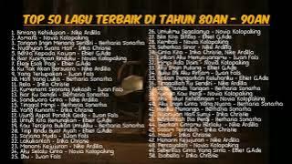 Kumpulan lagu legendaris yang tak terlupakan | Lagu Indonesia tertua tahun 80an - 90an Part #2