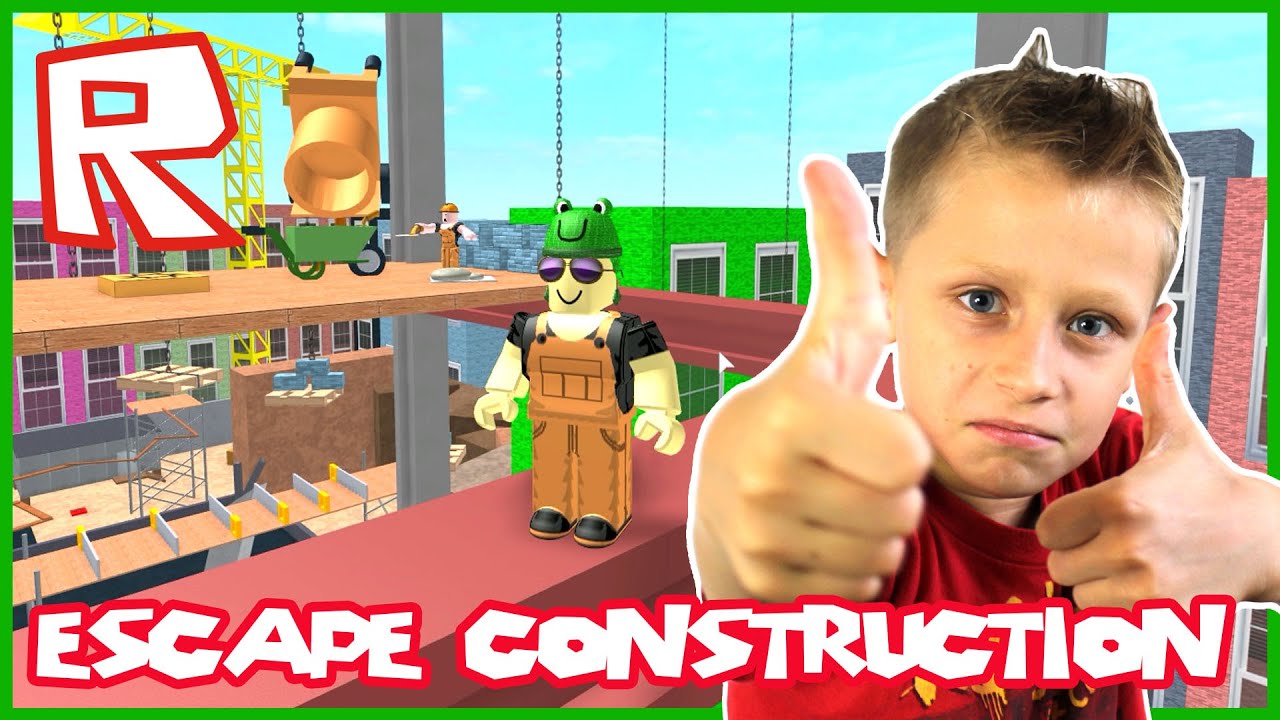 Escape The Construction Yard Obby Roblox Youtube - escape the game boy junkyard obby easy roblox