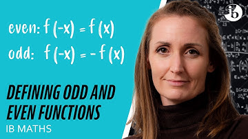 📚 IB HL Maths: Odd Function vs. Even Function - Paper 3 Question Explained 📚 [part a]