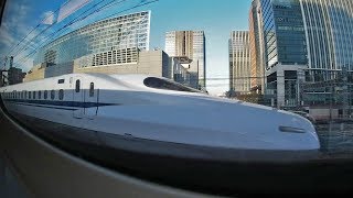 東海道新幹線 のぞみ号 車窓（東京～新横浜～新富士）