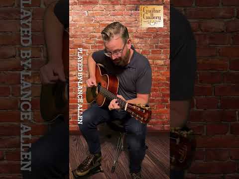 Nice Groove on our Tippin 000-12 fret Sunburst Guitar at GuitarGal.com