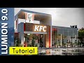 Lumion 9 REALISTIC Render Tutorial #15 KFC