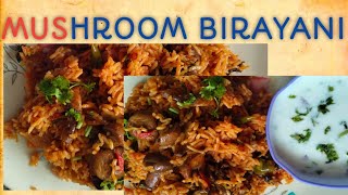 Mushroom Biryani || Restaurant style Mushroom biryani