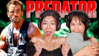 Foreign Girls React | PREDATOR (1987) | First Time Watch