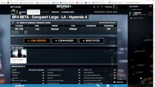Battlefield 4 & Battlefield 4 Beta Error Cannot Join Server *FIX On Description*