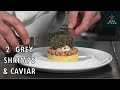 Amazing GREY SHRIMPS with CAVIAR by 2 star chef Lionel Rigolet (Comme Chez Soi, Belgium)