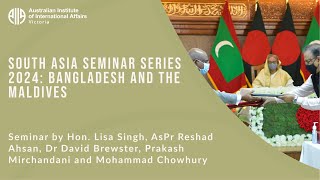 South Asia Seminar Series 2024: Bangladesh and the Maldives