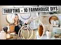 Thrift with Me + 10 Farmhouse DIYs / Thrift Flip @Liz Fenwick DIY