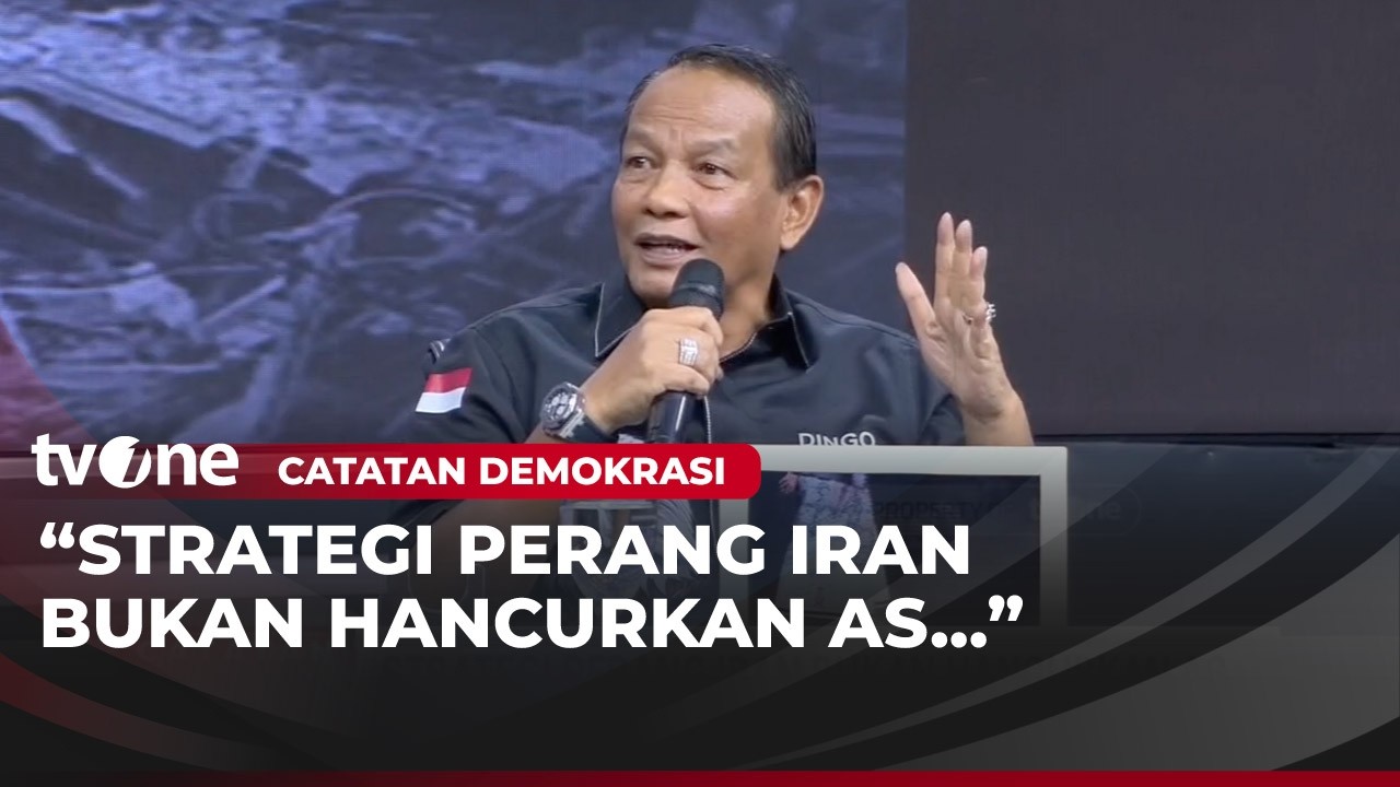 Marsekal TNI Purn Agus: Bermain Dengan Iran Kalau Darat Pasti Kalah! | Catatan Demokrasi tvOne