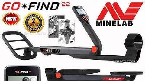 Minelab go find 22 metal detector detail @minelab @Mdcomrade
