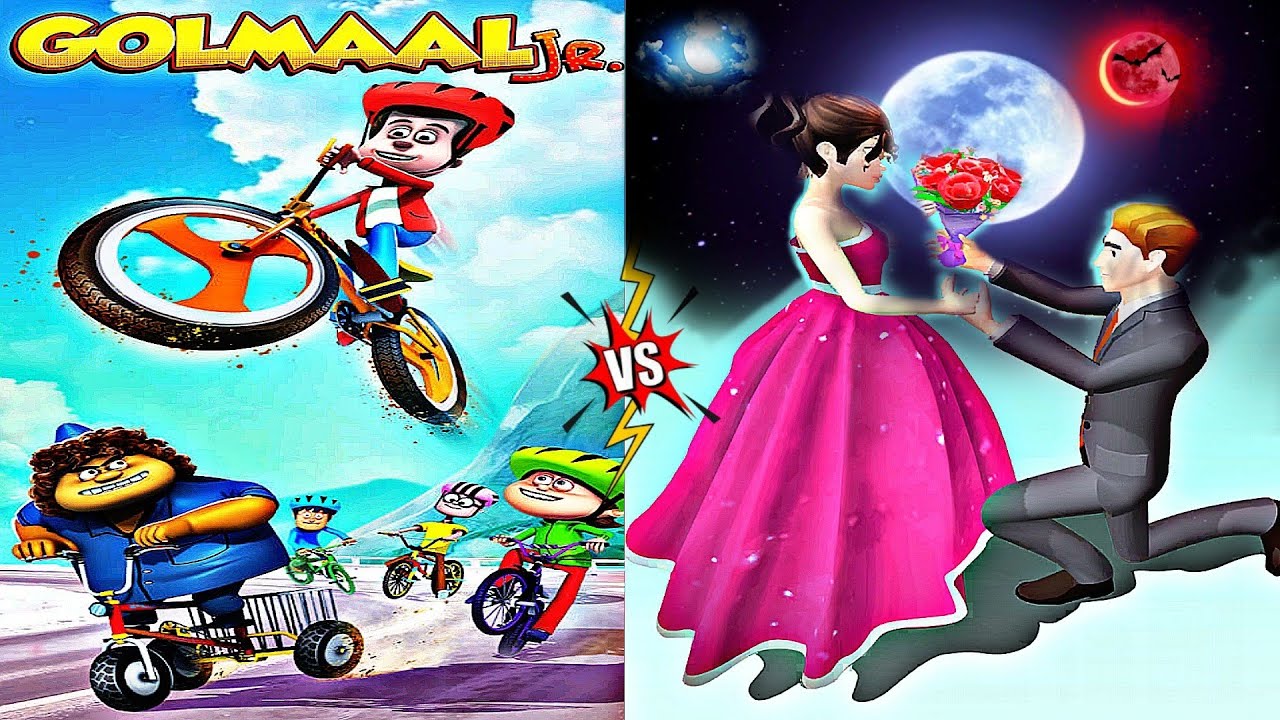 Golmaal Junior Vs Wedding Girl Race Game 🎮 Golmaal Little Junior 🎯