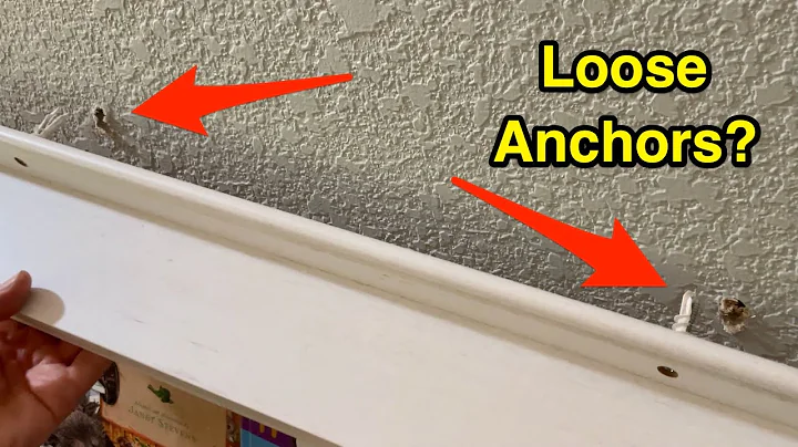 How to fix loose or damaged drywall anchors.