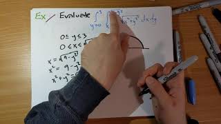 polar coordinates integration: example 3