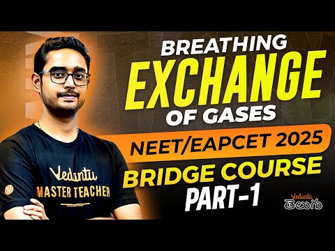 EAPCET 2025 NEET 2025 | Breathing & Exchange of Gases | NEET EAPCET Bridge course | Part 1