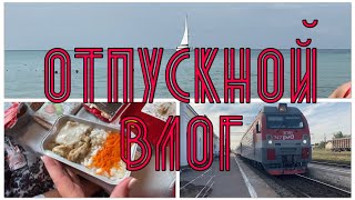 Едем в отпуск /обзор купе поезда Нижний Новгород-Адлер 088С/первый день в п. Лазаревское/море привет