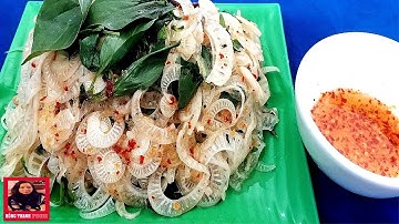Món ngon đơn giản - Gỏi thân chuối cây dễ làm món ngon chóng ngán l Hồng Thanh Food