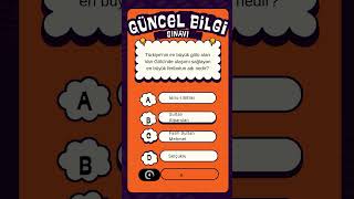 Bu güzel soru #smartphone #ytdayibenionecikarnolur #quiz #blackpink #tyt #automobile #astrolojiyoru