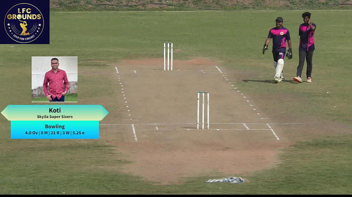 INDIVIDUAL MATCH || RAM SENA... VS SKYILA SUPER SIXERS