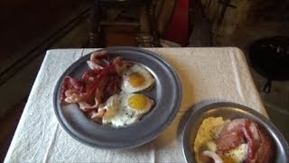 BACON and EGGS in a Cast Iron Skillet | Hearth Cooking