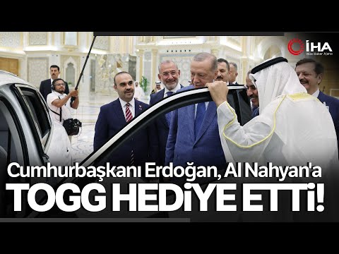 Cumhurbaşkanı Erdoğan BAE Devlet Başkanı Al Nahyan’a TOGG Hediye Etti