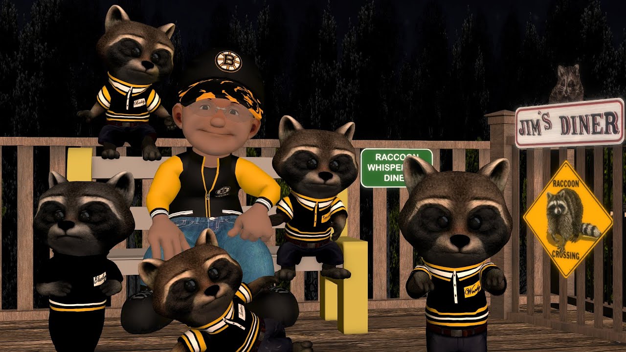 Raccoon Whisperer Jim´s Diner Is Open For The Season Part 2 Youtube 
