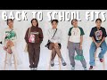 back to school outfit ideas! fall 2021 lookbook (+ product links!) | streetwear, casual, comfy fits