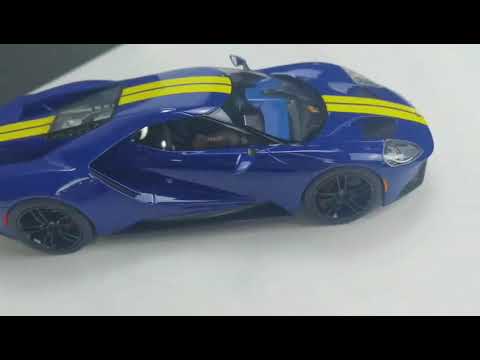 Topspeed 1:18  Ford GT  Sunoco Blue w/ Yellow Stripe (TS0305) resin car model  available now
