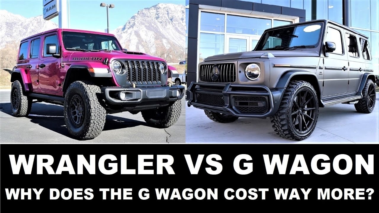 2022 Jeep Wrangler Rubicon 392 Vs 2022 Mercedes AMG G 63 G Wagon: Is The G  Wagon Worth 3 Wranglers? - YouTube