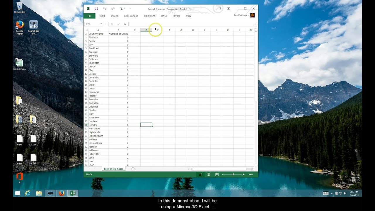 Creating a Choropleth Map in Epi InfoTM 7