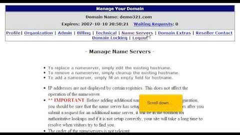 Open SRS DNS Update Tutorial by HostCheetah.tv