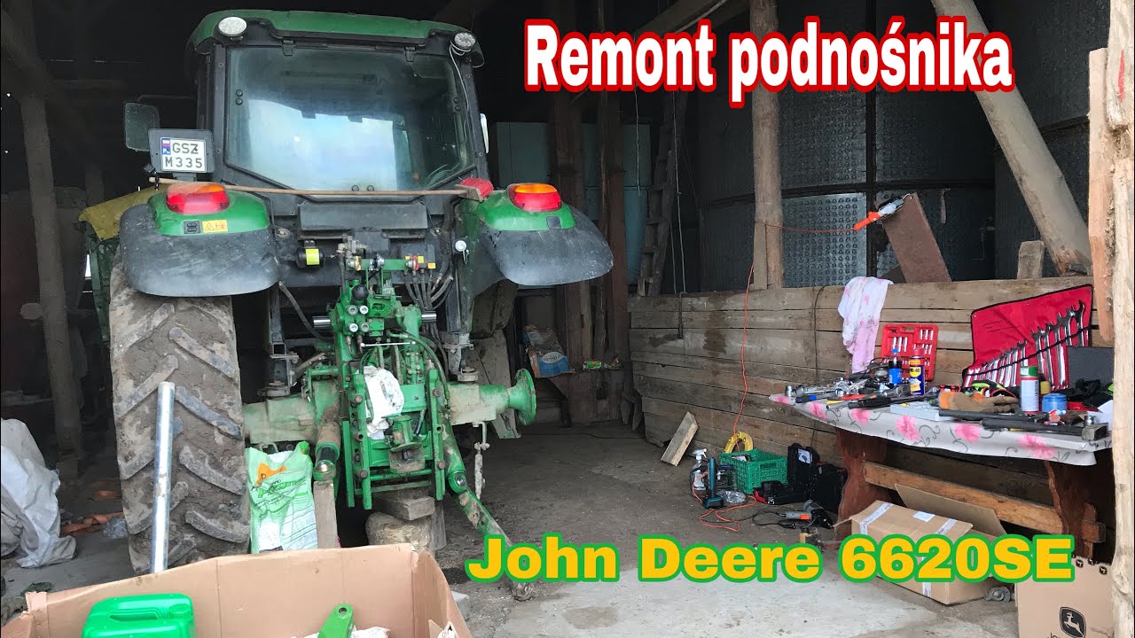 John Deere naprawa podnośnika część 2/ Perqins i Kula