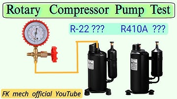 Rotary Compressor Pump testing ( Eng subtitles )