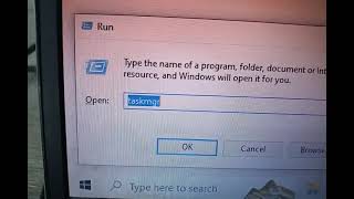 Start the Task Manager with the Run Command (Windows-Button and r, then taskmgr), REG: BFOTIQNP