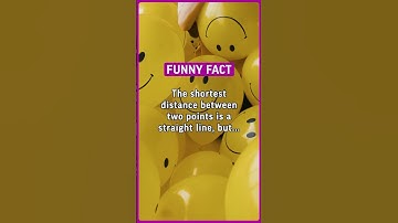 The shortest distance between two points is a straight line, but… #facts #psychology #funny