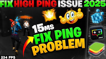How To FIX High PING Problem In Free Fire PC | Easy Way To Fix Slow Internet Ping High Issue 2025