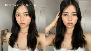 Flawless spring date makeup look | BEGINNER FRIENDLY makeup tutorial