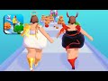 👼😈 Body Race 🍔🥒 All Levels Gameplay Android,ios