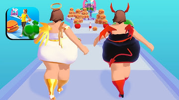 👼😈 Body Race 🍔🥒 All Levels Gameplay Android,ios