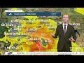 Partly to mostly cloudy and cool Tuesday with lighter winds