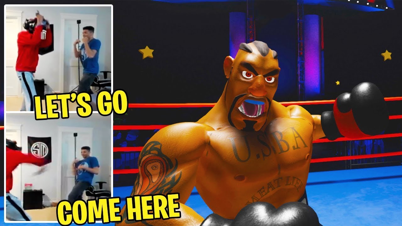 TSM Daequan Plays The Thrill of the Fight - VR Boxing!! (ft. Myth)